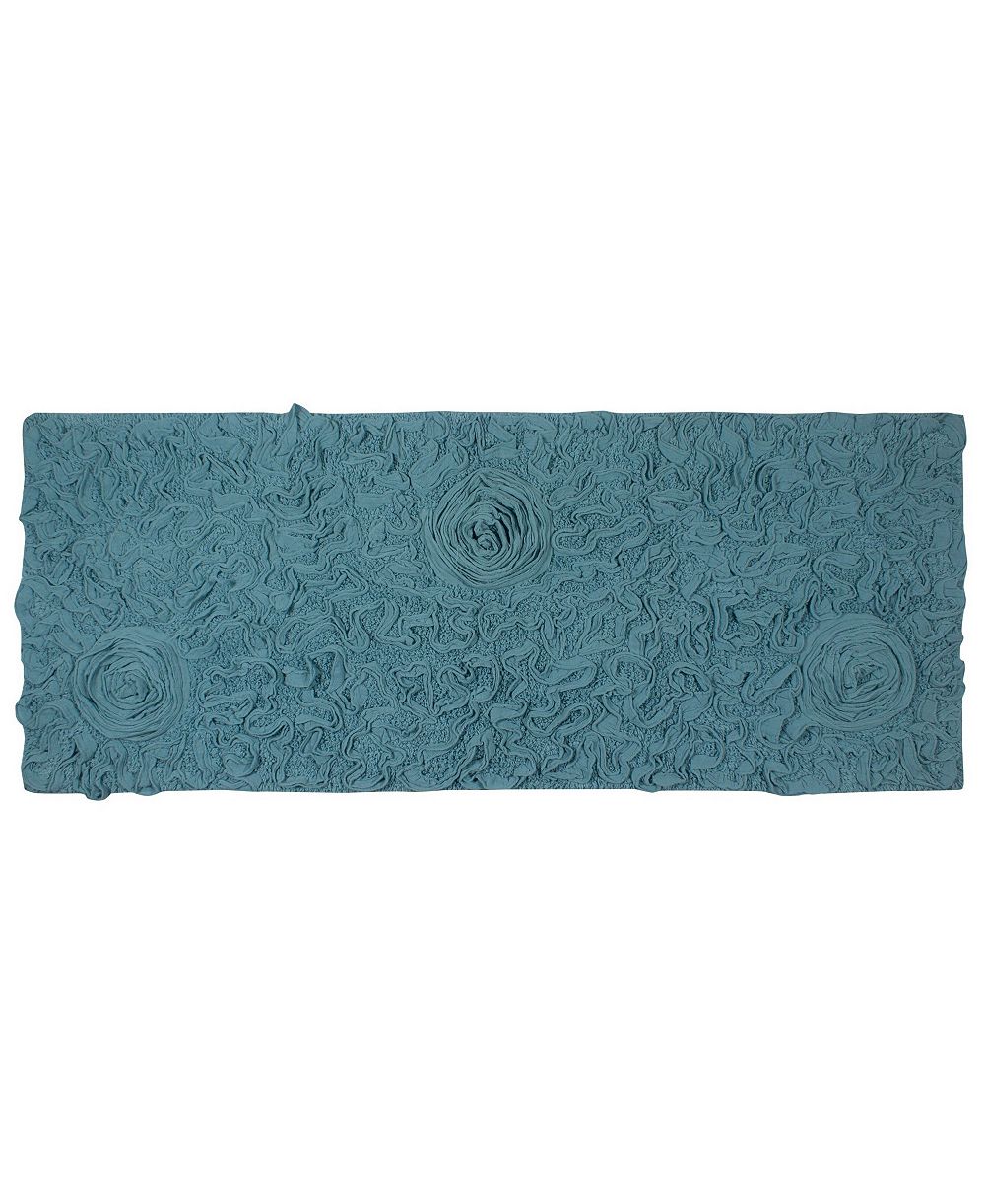 Home Weavers Bell Flower Runner Bath Rug, 21" x 54"