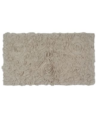 Home Weavers Bell Flower Bath Rug, 24" x 40"