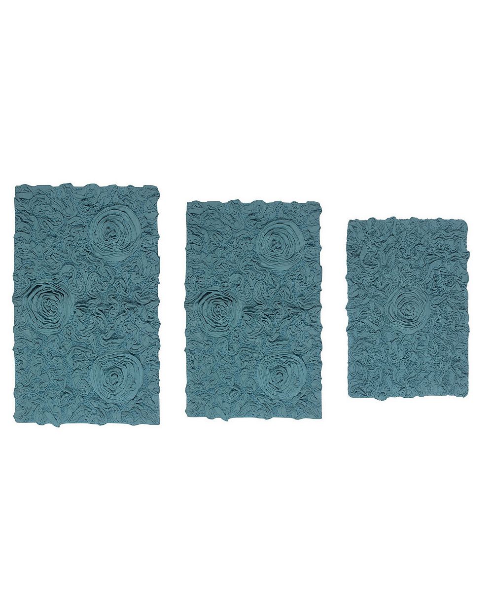 Комплект из 3-х ковриков для ванной Home Weavers Bell Flower