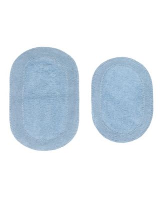 Home Weavers Double Ruffle 2-Pc. Bath Rug Set