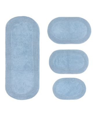Home Weavers Double Ruffle 4-Pc. Bath Rug Set