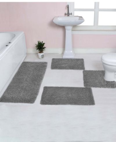 Home Weavers Fantasia 4-Pc. Bath Rug Set