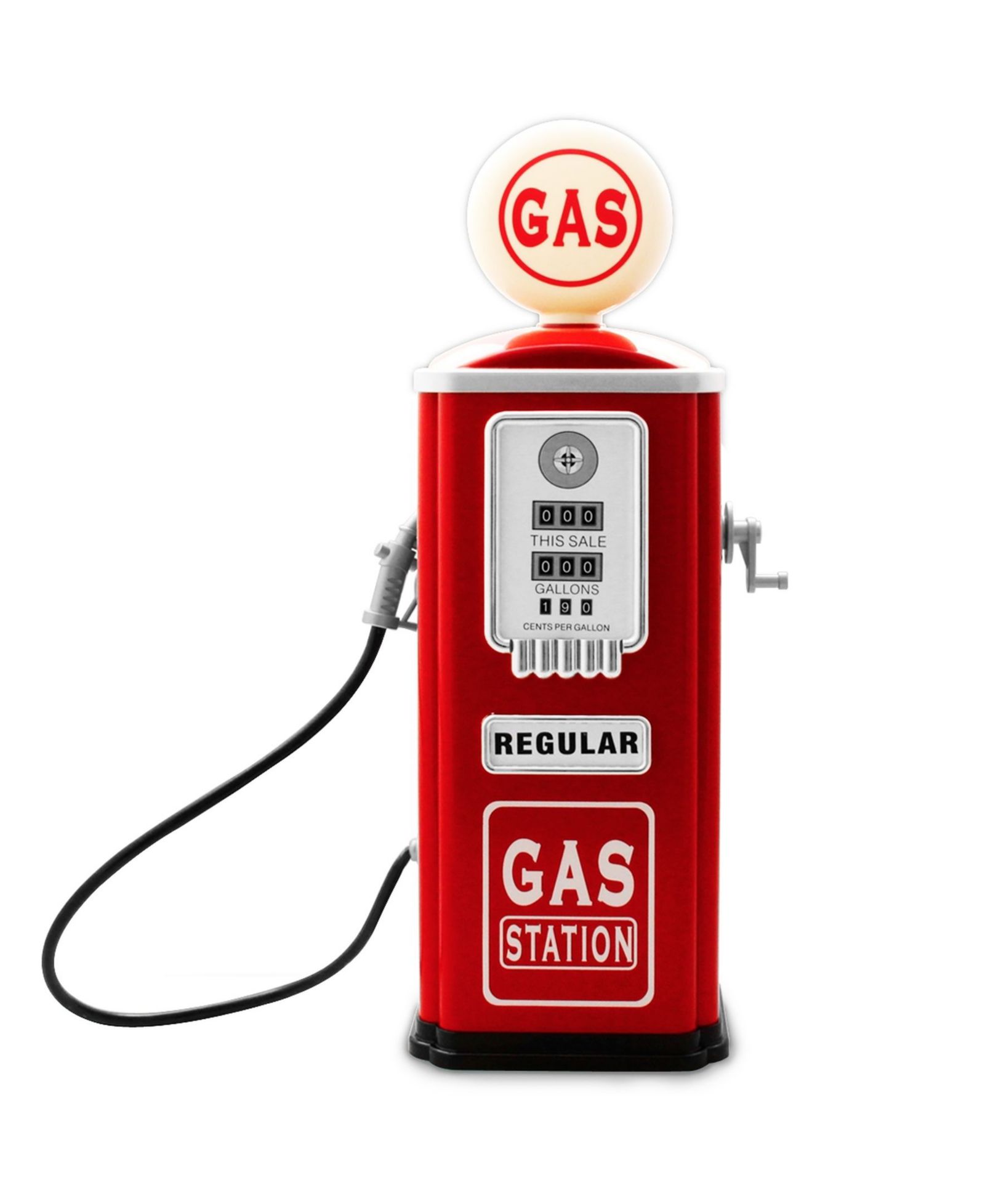 Baghera Vintage Gas Station Functional-Handle Pump, Ages 3+