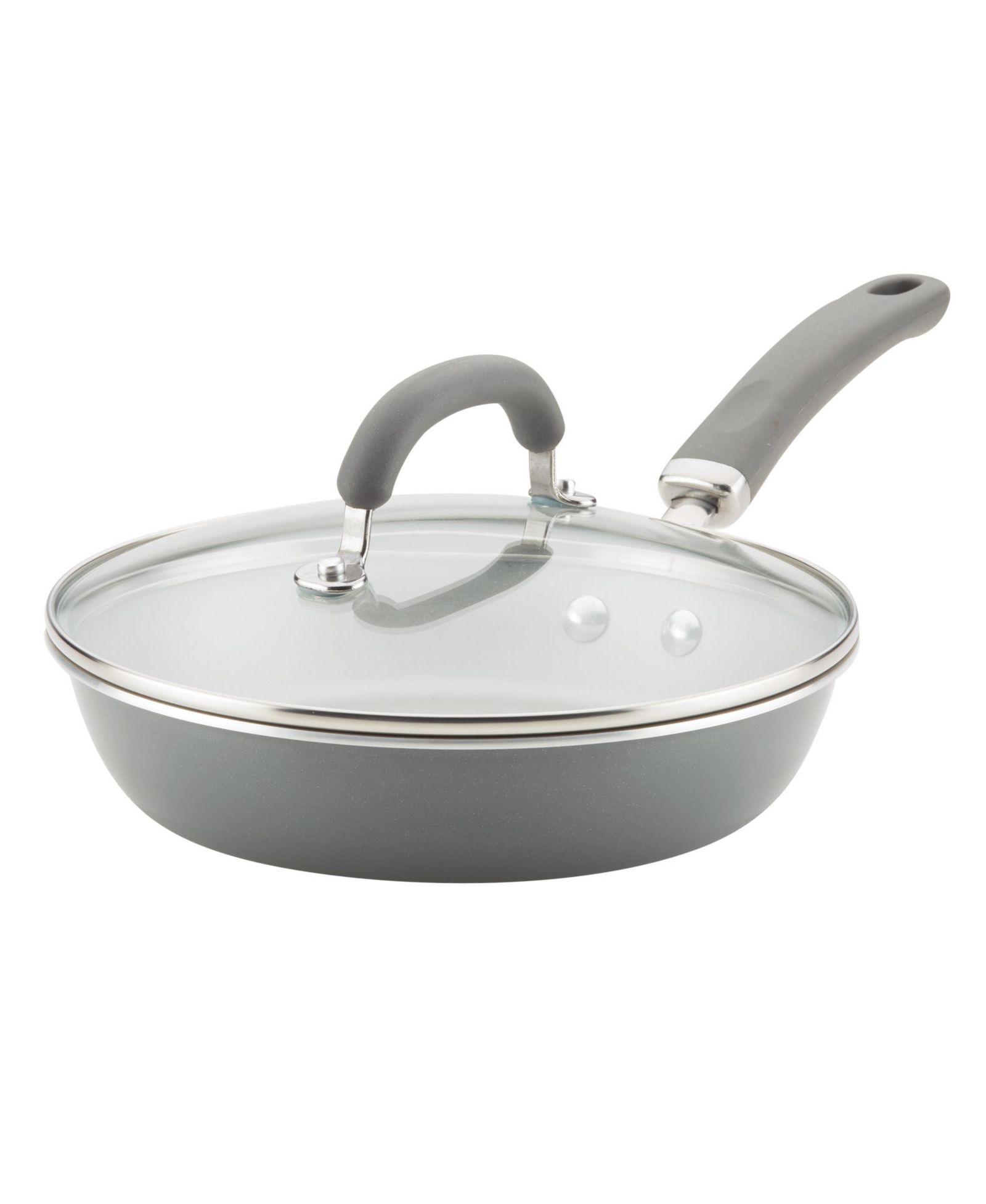 Глубокая сковорода Rachael Ray Create Delicious алюминиевая с антипригарным покрытием, 9.5"