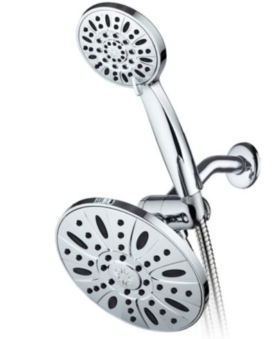 AquaDance Premium High Pressure 3-way Rainfall Combo Shower Head