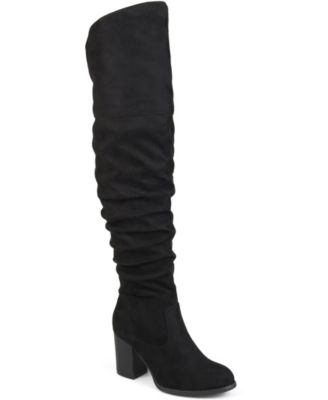 Сапоги Journee Collection Women's Kaison Stacked Heel Over The Knee