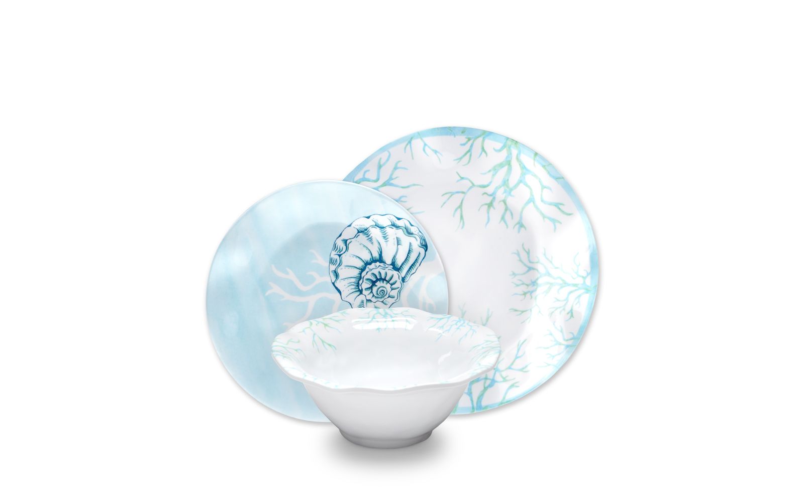 Q Squared Captiva Melamine 12pc Set