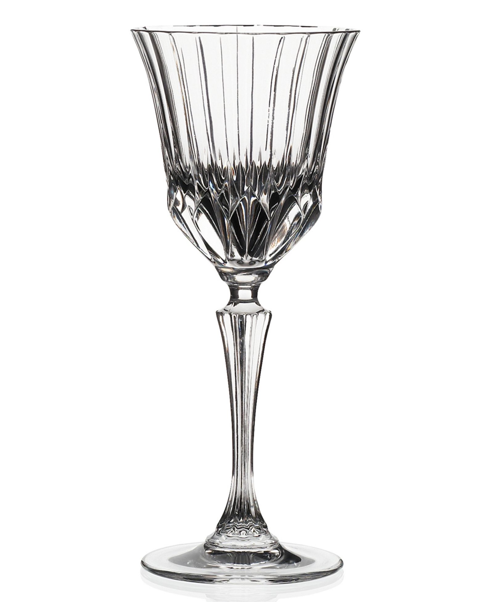 Lorren Home Trends Adagio Crystal Wine Glasses, Set of 6