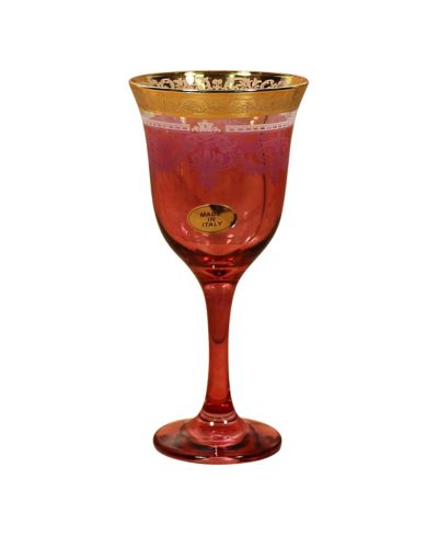 Red Goblets, Set of 6