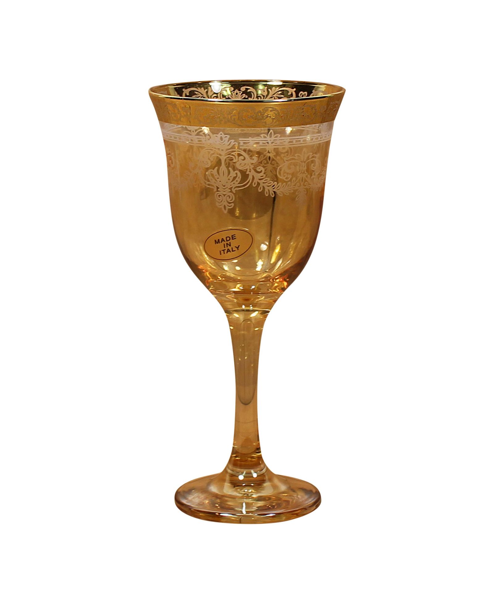 Amber Goblets, Set of 6