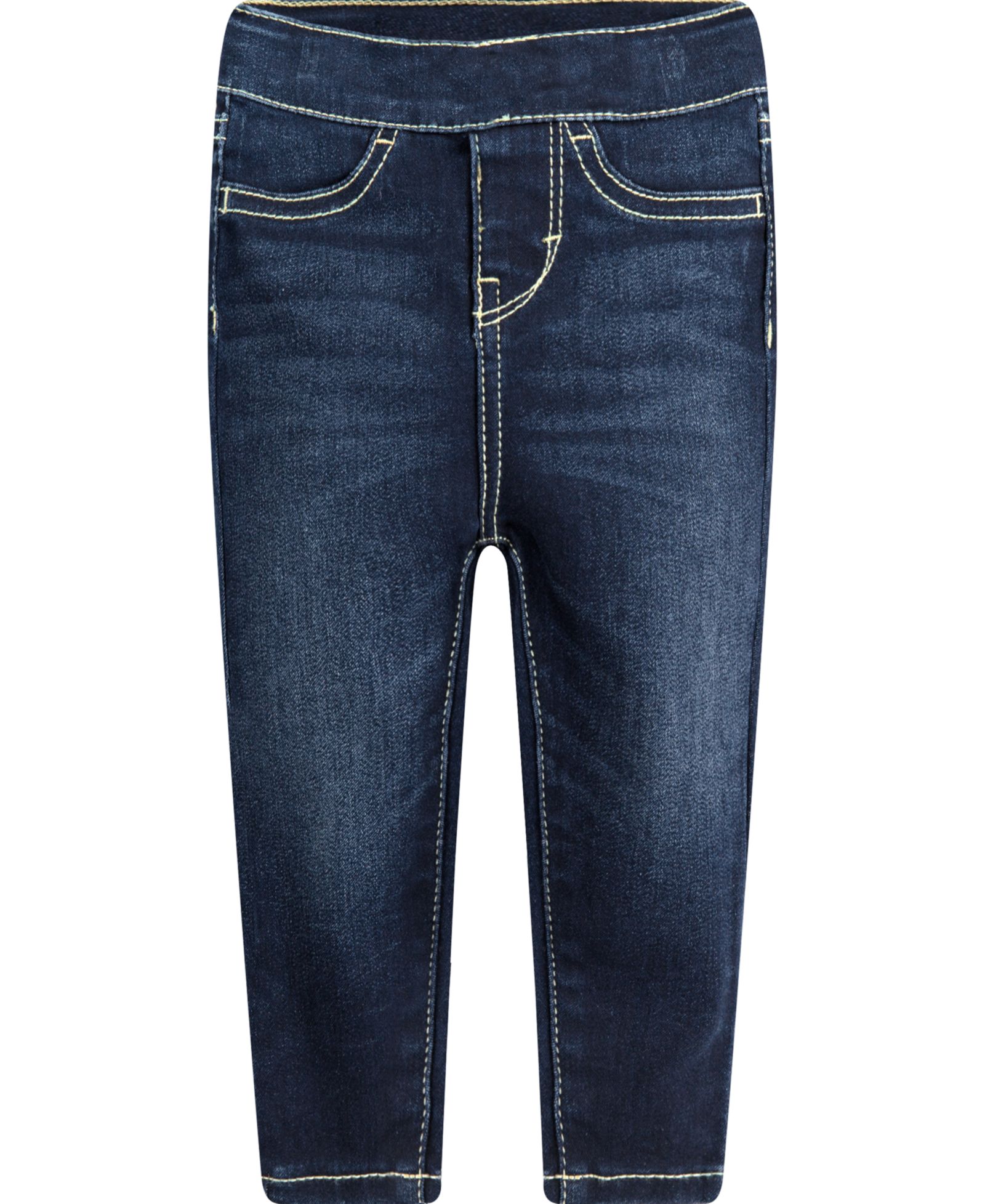 Baby Girls Pull On Denim Jeggings