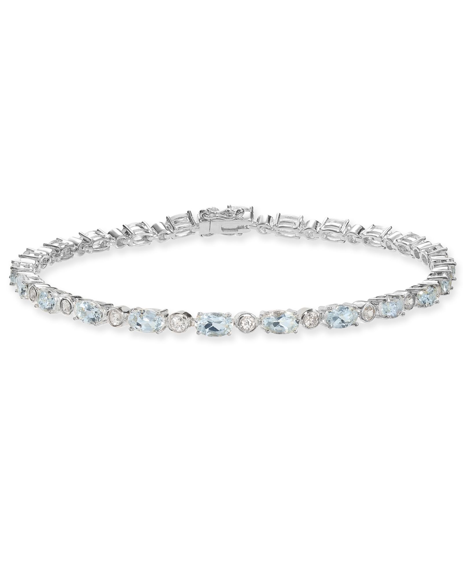 Серьги-кольца Le Vian® Denim Ombré Sapphire (1/4 ct. t.w.) & White Sapphire (1/20 ct. t.w.) из стерлингового серебра