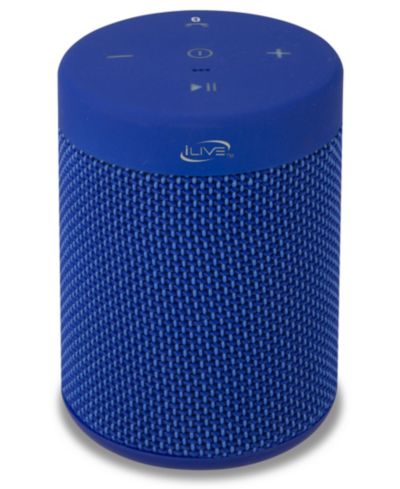 iLive портативная водонепроницаемая беспроводная колонка IPX5 с прорезиненным покрытием, ISBW108BU