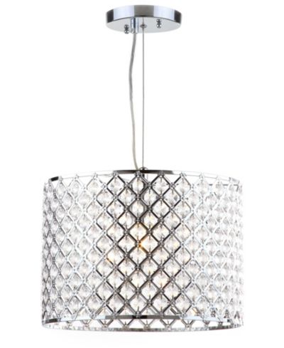 Подвесной светильник Safavieh Silva Beaded 12"D Adjustable Diamond Pendant
