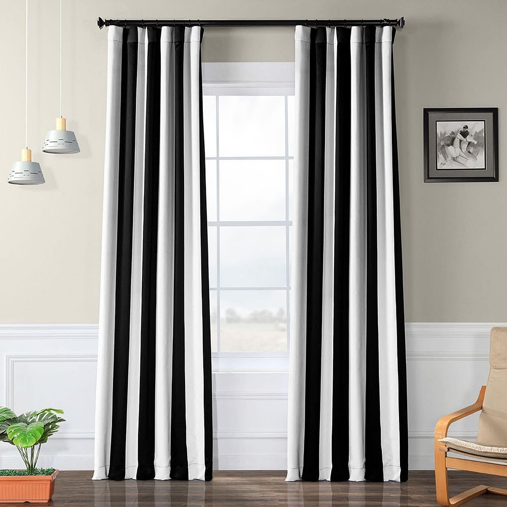 Штора Half Price Drapes Awning Striped Room Darkening
