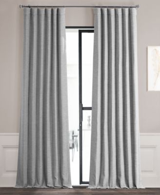 Шторы Half Price Drapes Bellino Textured Faux Linen для спальни и гостиной (1 панель)