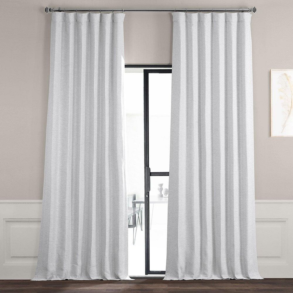 Шторы Half Price Drapes Bellino Textured Faux Linen для спальни и гостиной (1 панель)