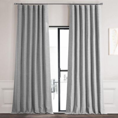 Шторы Half Price Drapes Bellino Textured Faux Linen Room Darkening (1 панель), 50W X 63L
