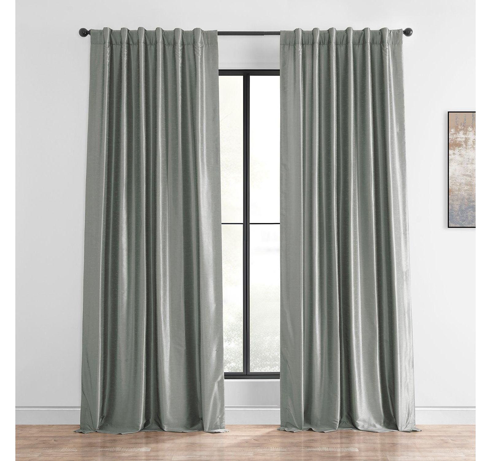Шторы Half Price Drapes Vintage Textured Faux Dupioni Silk Blackout