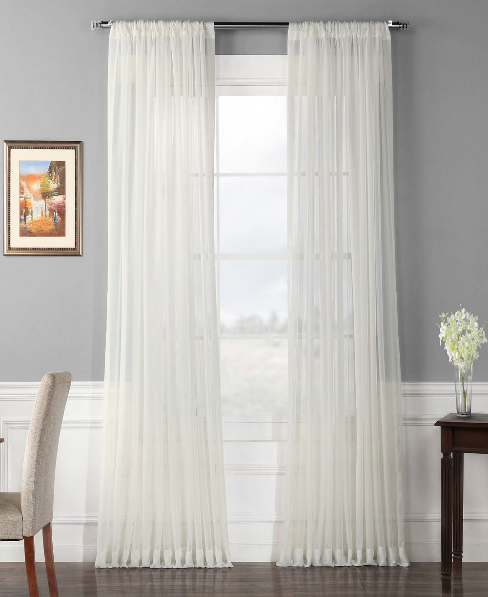 Тюль Half Price Drapes Extra Wide прозрачный