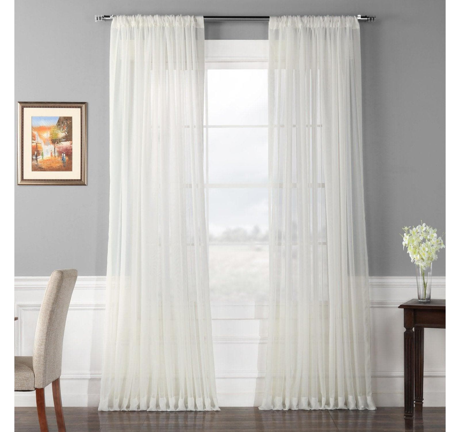 Half Price Drapes Широкая прозрачная занавеска