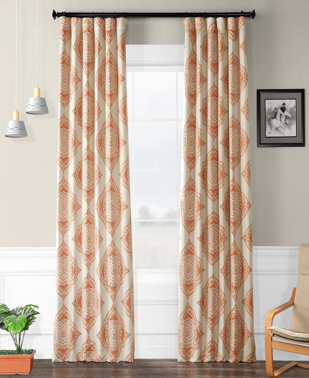 Шторы Half Price Drapes Henna Emblem, затемняющие