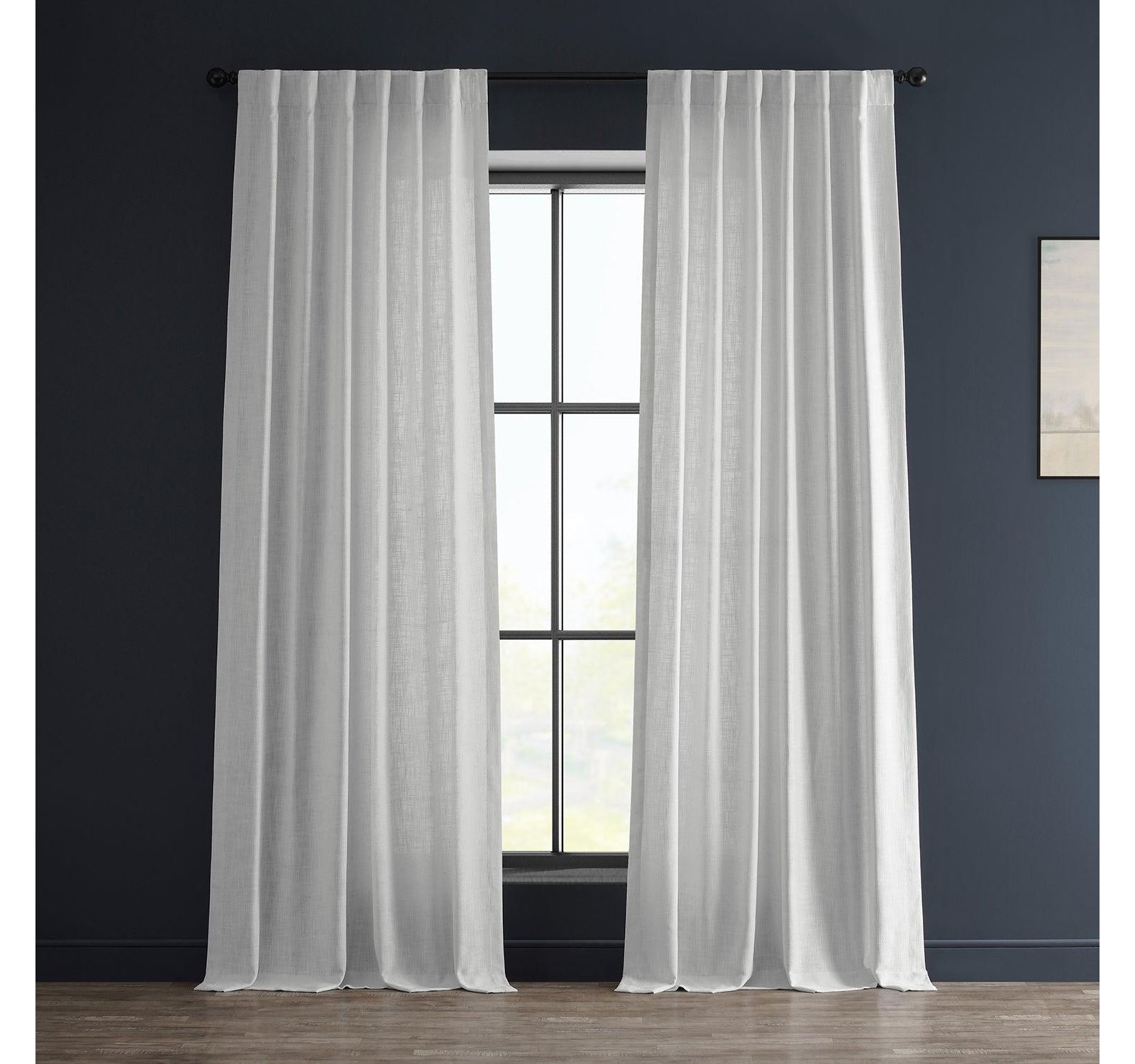 Тяжелые шторы Half Price Drapes из искусственного льна