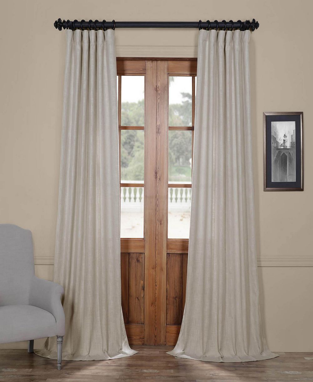 Half Price Drapes плотные шторы из искусственного льна