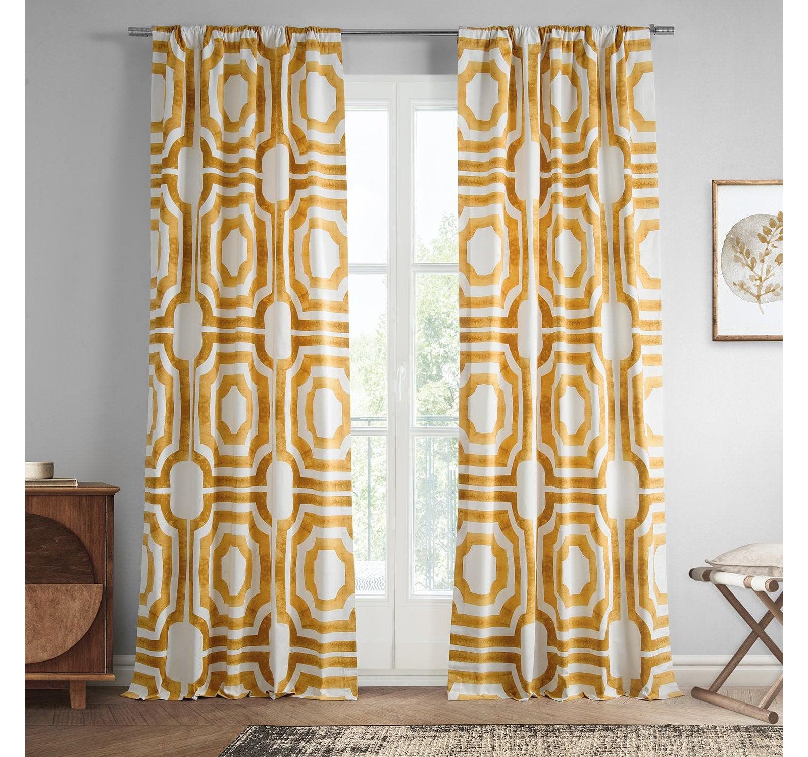 Шторы Half Price Drapes Geometric Printed Cotton