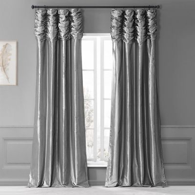 Half Price Drapes сборка однотонная искусственный шелк тафта затемнение шторы