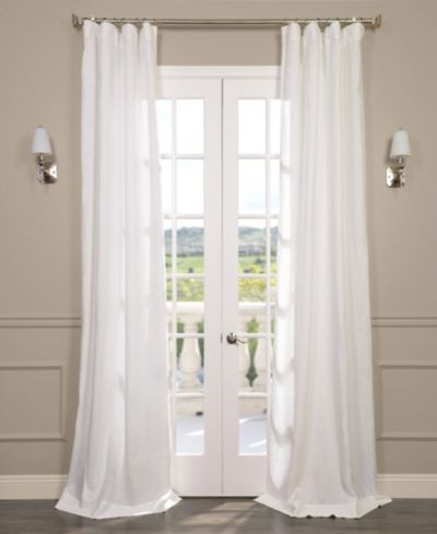 Half Price Drapes Deluxe French Linen Curtain