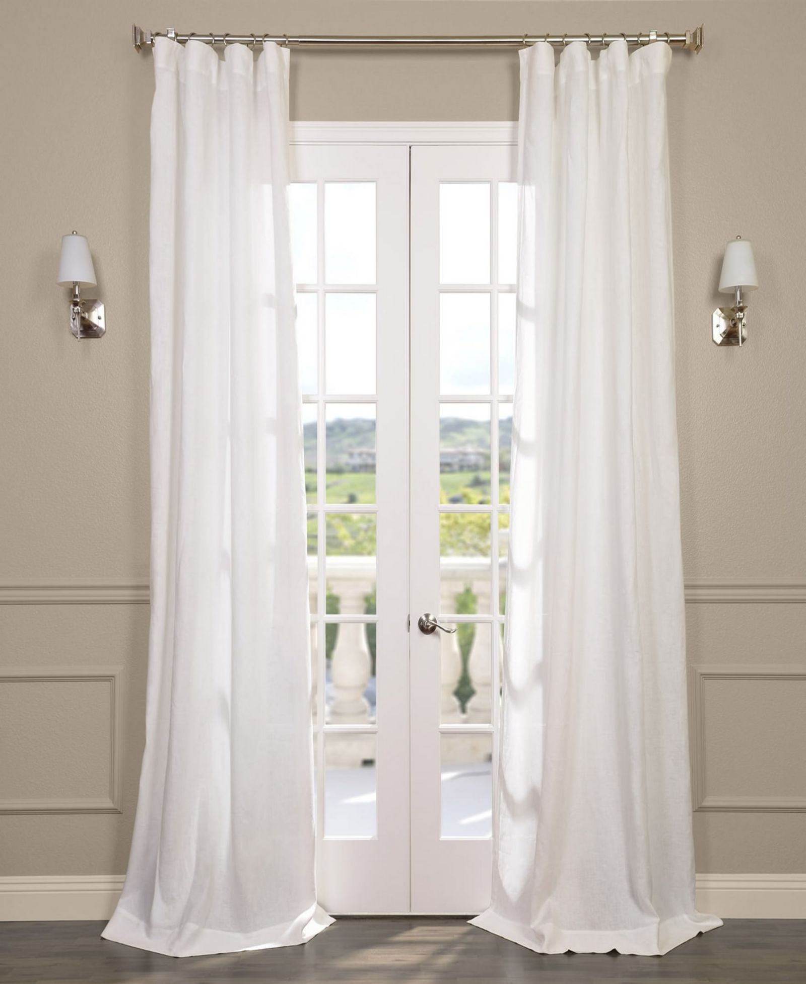 Делюкс шторы Half Price Drapes из французского льна