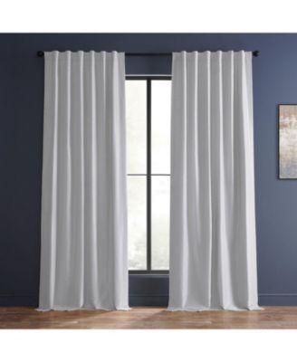 Винтажные текстурированные шторы Half Price Drapes из искусственного шелка Dupioni