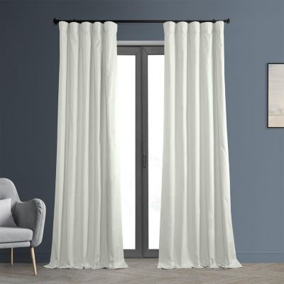 Half Price Drapes Solid Cotton Hotel Blackout Curtain