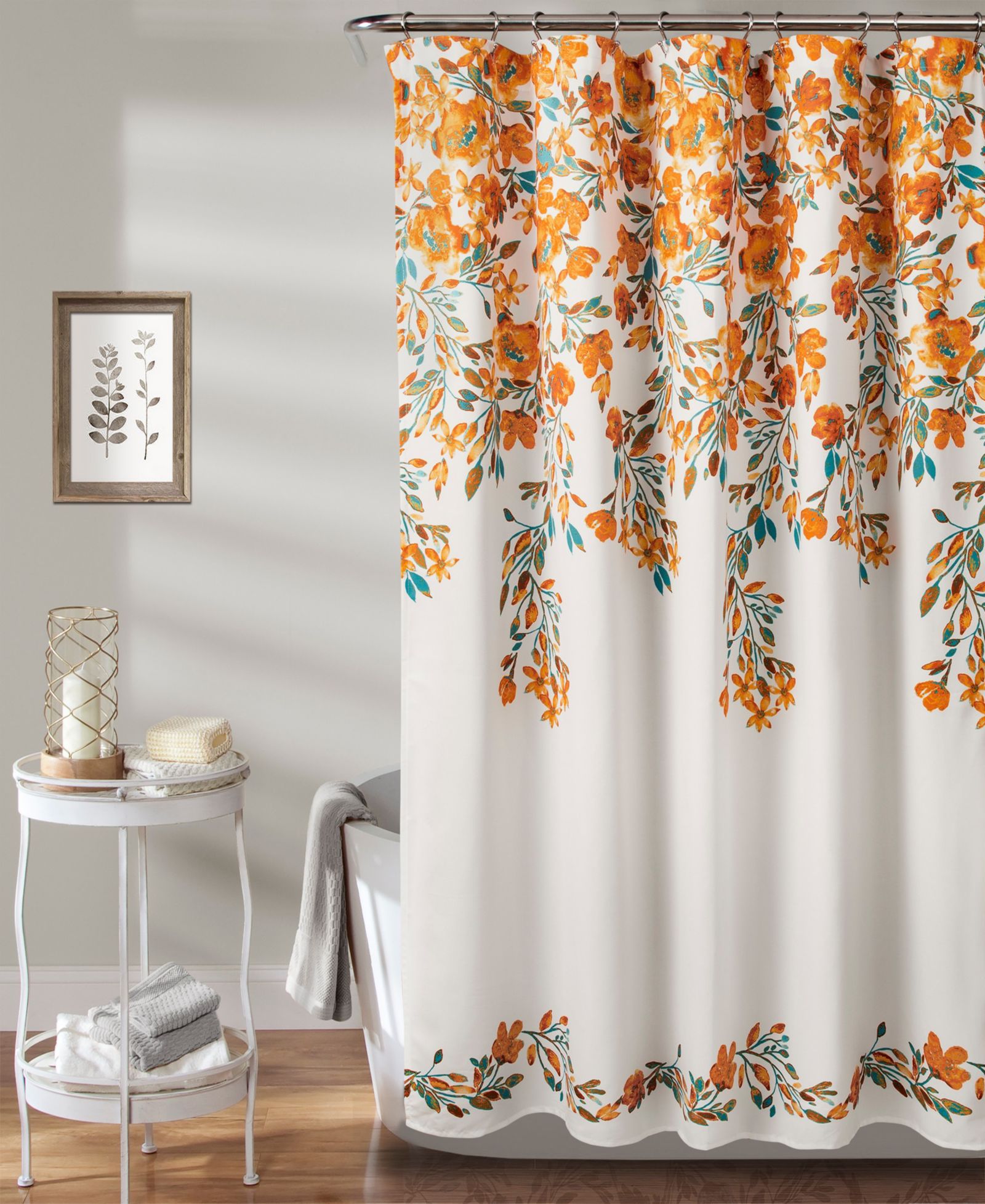 Цветочная занавеска для душа Lush Décor Tanisha 72" x 72"