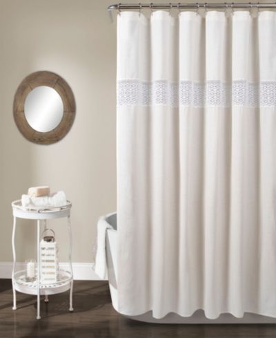 Штора для ванной Lush Décor Dana Lace, 72" x 72"