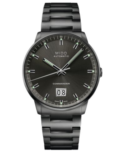 Мужские часы Mido Commander Big Date, стальной браслет, 42mm