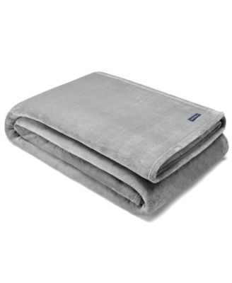Nautica Solid Ultra Soft Plush Fleece Blanket, Full/Queen