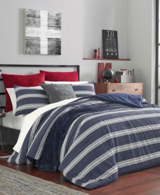 Nautica Craver Reversible 3-Piece Duvet Cover Set, King