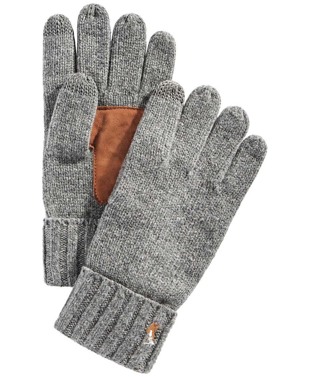 Polo Ralph Lauren Men's Leather Patch Signature Gloves