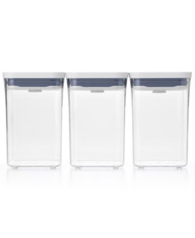 OXO Pop 3-Pc. Food Storage Container Value Set