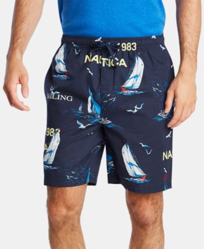 Мужские шорты для сна Nautica Cotton Sailboat-Print