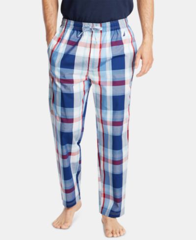 Мужские брюки Nautica Soft Tides Cotton Plaid Pajama Pants