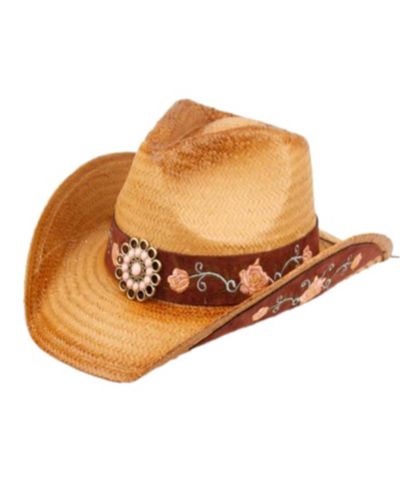 Epoch Hats Company ковбойская шляпа с цветочным декором и заклепками