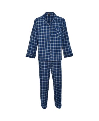 Hanes Men's Flannel Plaid Pajama Set