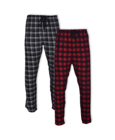 Мужские фланелевые спальные брюки Hanes Big and Tall, 2 шт.