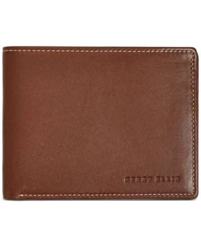 Мужской кожаный кошелек Perry Ellis