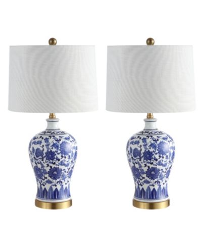 Настольная лампа JONATHAN Y Jennifer 25.75" керамическая/металлическая с LED, комплект из 2 шт