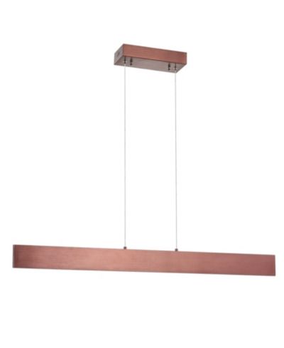 JONATHAN Y Draper 40" Dimmable Adjustable Integrated LED Metal Linear Pendant