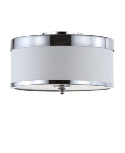 JONATHAN Y David 15" Metal LED Flush Mount